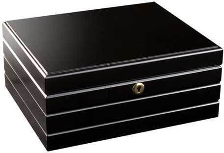 Deluxe Humidor Firenze Igrometru pentru Articole de Fumat 29cmx24cmx12cmcm.