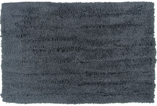 San Lorentzo Bath Mat Cotton 201350A Black 50x80cm
