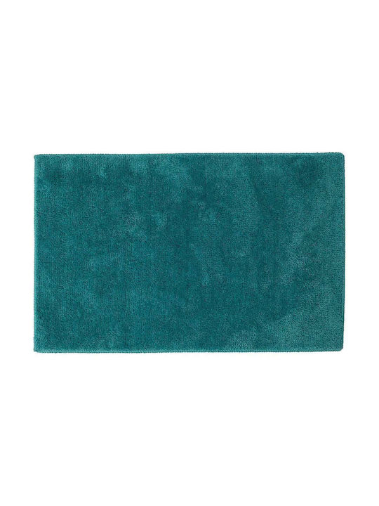 Sealskin Rutschfest Badematte Mikrofaser Rechteckig Doux 294425430 Aqua 50x80cm