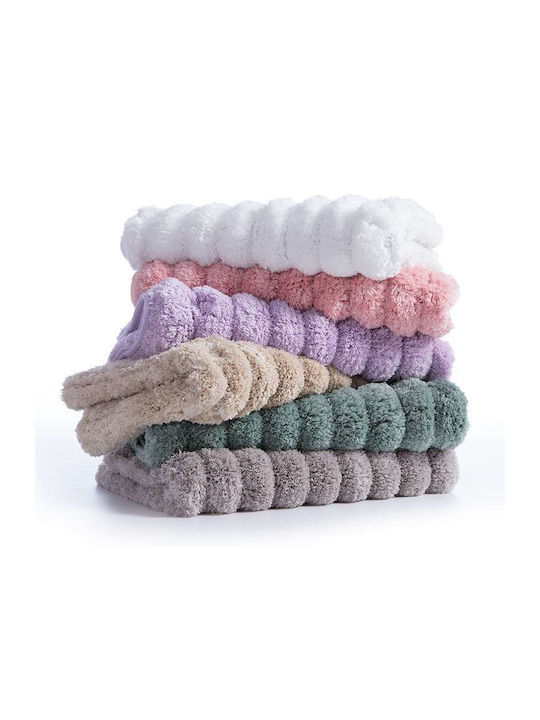 Nef-Nef Homeware Πατάκι Μπάνιου Fresh Λευκό 55x85εκ.