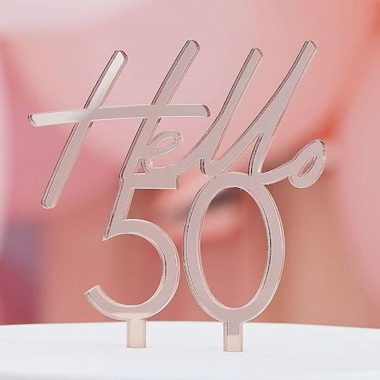 50th Birthday Cake Topper