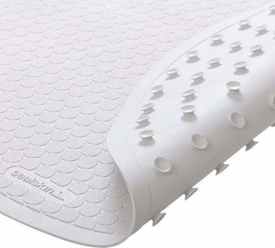 Sealskin Rutschfest Badematte Rund 800626 White 55x55cm