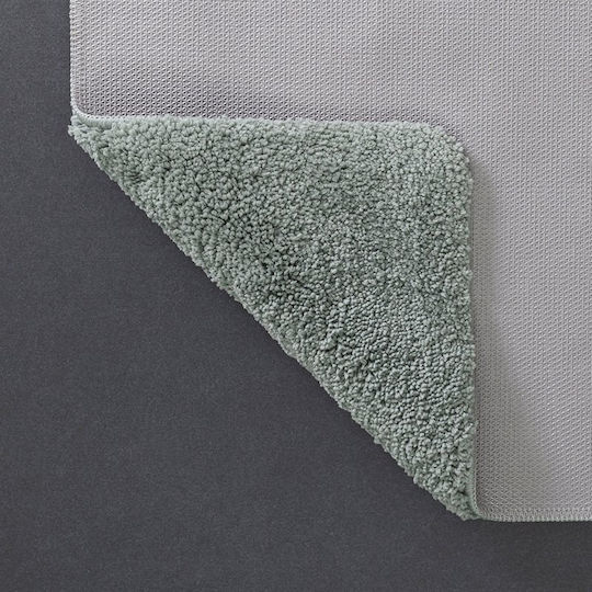 Sealskin Rutschfest Badematte Synthetisch,Polyester/Cotton/Leather Rechteckig 800631 Green 60x90cm