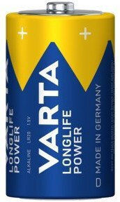 Varta Longlife Power Alkaline Batterien D 1.5V 2Stück