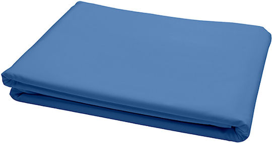 Sunshine Sheet Sets Queen with Elastic 170x205+30cm. Cotton Feelings 151 104 Blue 4pcs