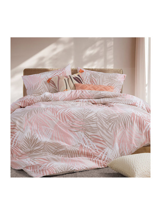 Nef-Nef Homeware Sheet Sets Queen 240x270cm. Amazon Peaches 4pcs