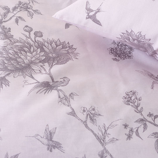 Rythmos Bettwäsche-Set King Size 260x280cm. Aurora Purple 4Stück