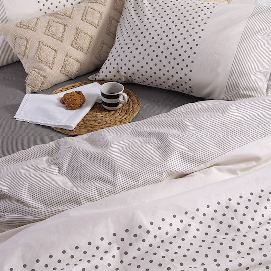 Nef-Nef Homeware Сет Чаршафи 240x270см. Donter Бежов 4бр