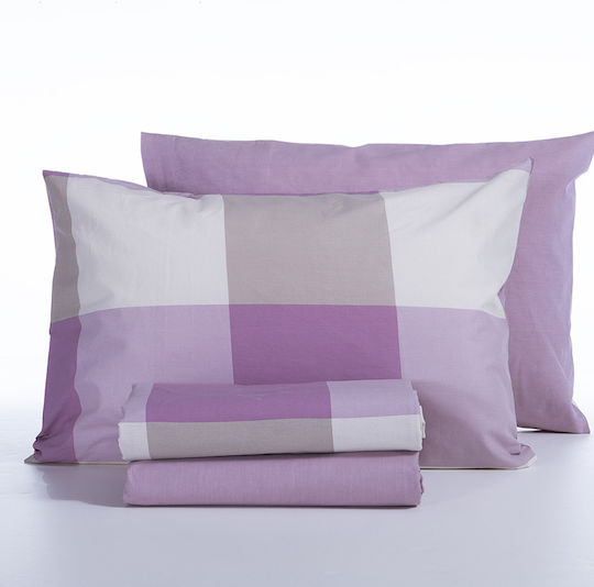 Nef-Nef Homeware Casual Check Σετ 4τμχ 160x200+35εκ. με Λάστιχο Mauve Nef-Nef Homeware Casual Check Σετ 4τμχ 160x200+35εκ. με Λάστιχο Mauve
