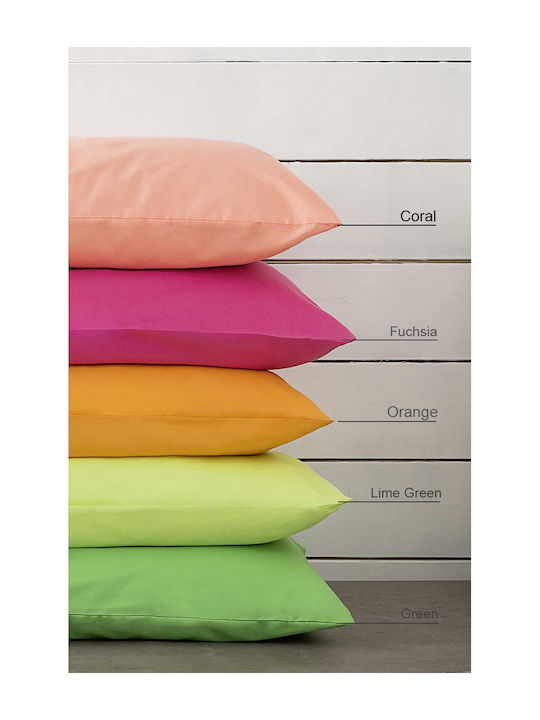 Nima Unicolors Σεντόνι Υπέρδιπλο 240x260εκ. Coral