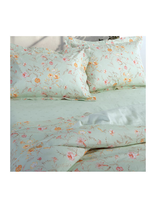 Nef-Nef Homeware Bettwäsche-Set 240x270cm. Mimosa Mimosa Green 4Stück