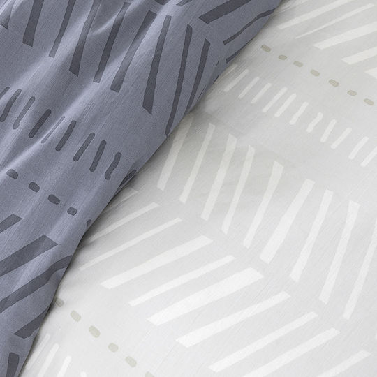 Nima Sheet Sets Queen 240x260cm. Leklair Beige, Grey 4pcs