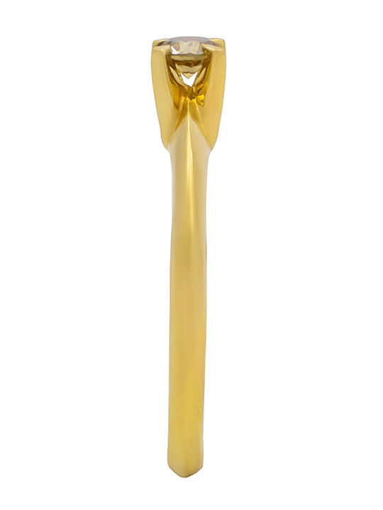 Savvas Design Inel Solitar din Aur 18K
