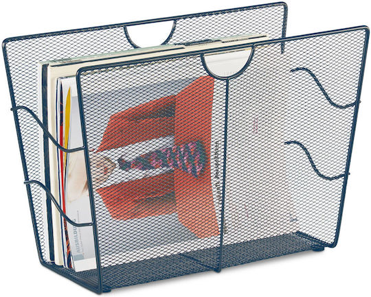 Suport reviste și ziare metalic antracit 27 X 39,5 X 17 cm