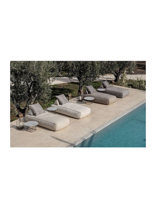 Sitzsack Liegestuhl Wasserdicht Eleonora Beige 200x80x35cm