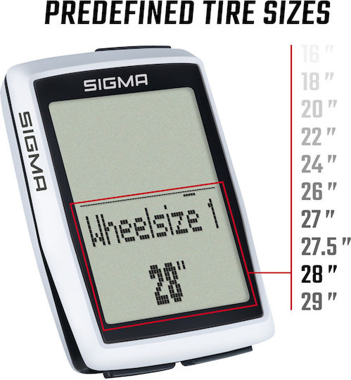 Sigma Sport BC WL STS Turometru Wireless Pentru Bicicletă