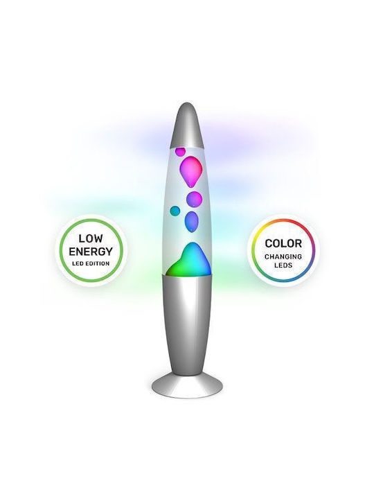 Party Διακοσμητικό Φωτιστικό LED Lava Lamp 34εκ.