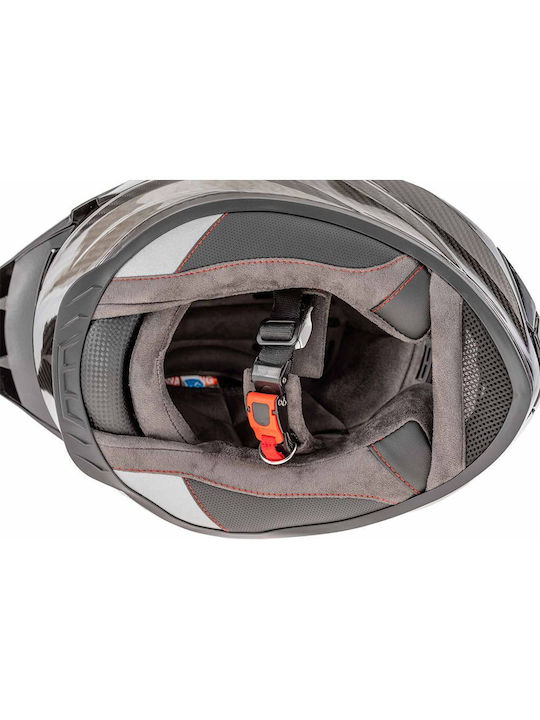 Nova Racing FF936S Track Rider Gloss Carbon Motorcycle Helmet Full Face ECE 22.06 1390gr with Sunvisor