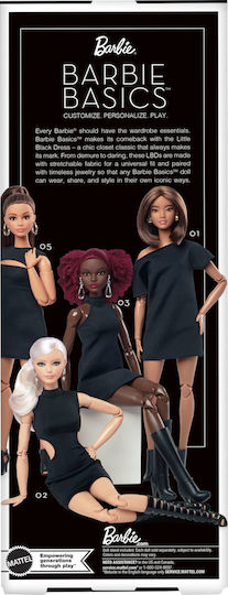Barbie Συλλεκτική Κούκλα Basic Model 05 για 6+ Ετών 30.48εκ.