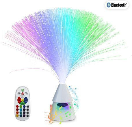 Party Φωτιστικό Ηχείο LED RGB Οπτική Ίνα