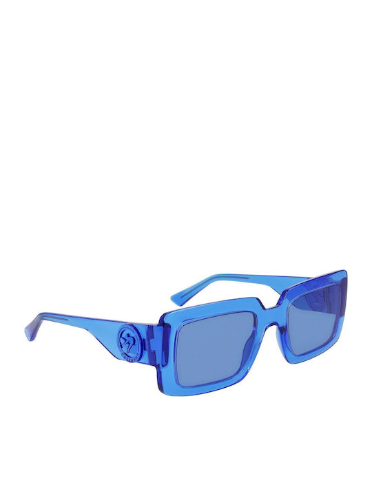Longchamp Women's Sunglasses with Blue Plastic Frame and Blue Lens LO743S 400