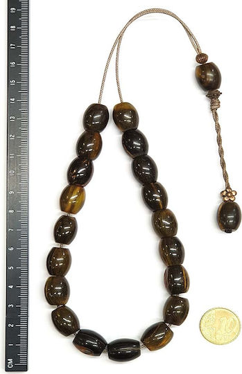 Roloi Komboloi Horn Worry Beads Multicolour 34cm