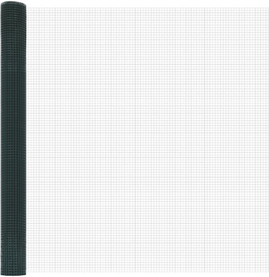vidaXL Plasă de sârmă Module Verde 1.5x25m
