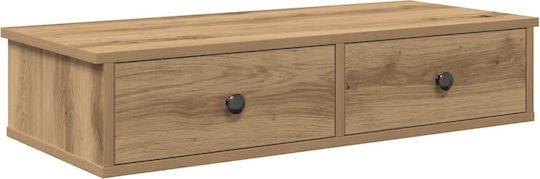Noptieră Stejar maro 80x34x17cm