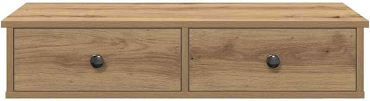 Noptieră Stejar maro 80x34x17cm