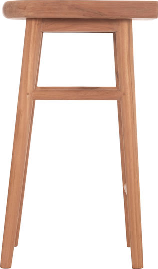 Hocker Bar mit Rückenlehne Hölzernes Bolmar Natural