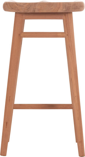 Hocker Bar mit Rückenlehne Hölzernes Bolmar Natural