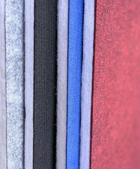 Audiodesigner Audio Treatment Material Panel (6 Pieces) 60cm x 60cm x 25mm in Gray Color