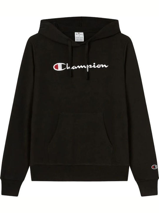 Women's Sweatshirt Hooded Black