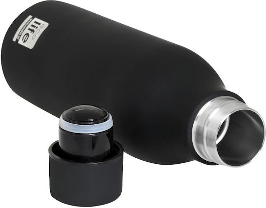 Ecolife Flasche Thermosflasche Rostfreier Stahl BPA Frei 550ml Ecolife Iron Grey