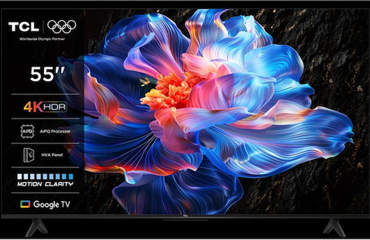 TCL Smart Τηλεόραση 55" 4K UHD LED P6K HDR (2025) 55P6K