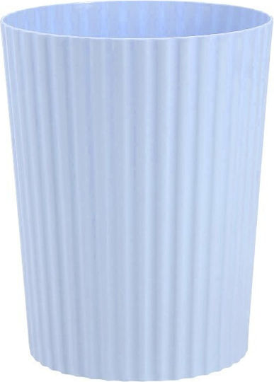 Plastic Bathroom Basket Light Blue