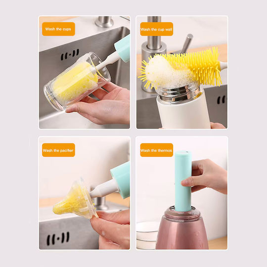 Rechargeable 3-in-1 Bottle Cleaning Brush Yixiqo 9870 OEM