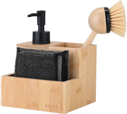 Estia Bamboo Essentials Dispenser Κουζίνας από Bamboo Λευκό Estia Bamboo Essentials Dispenser Κουζίνας από Bamboo Λευκό