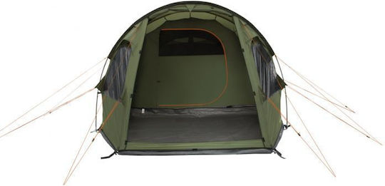 Easy Camp Hidra 4 Σκηνή Camping Τούνελ Πράσινη 3 Εποχών για 4 Άτομα 435x255x180εκ.