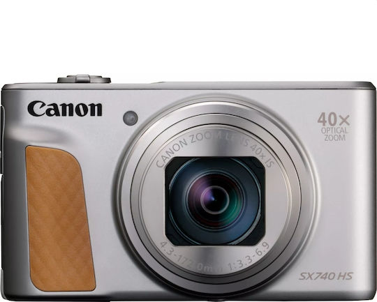 Canon PowerShot SX740 HS Lite Edition Aparat Foto Compact 20.3MP Full HD (1080p) Zoom Optic 40x Argintiu