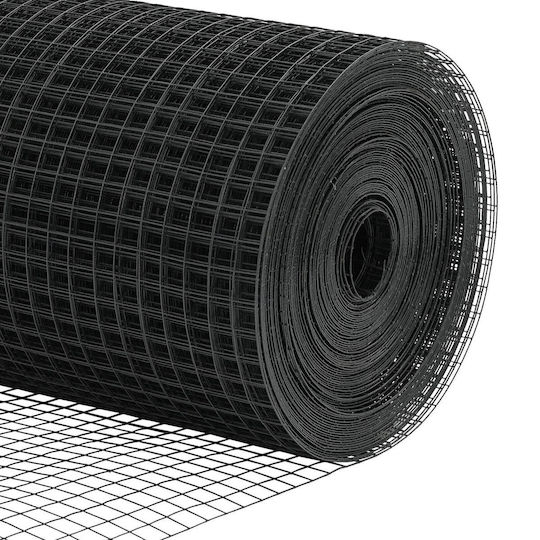 vidaXL Garden Fencing Material 2pcs Gray
