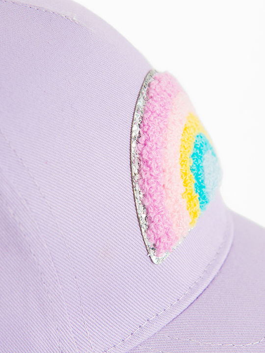 Cool Club Kids' Jockey Fabric Purple Hat