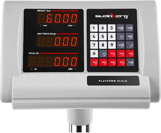 Verk Group Electronic Balanță cu Capacitate de Cântărire 200kg