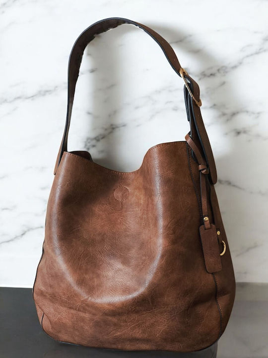 Damentasche Schultertasche Braun