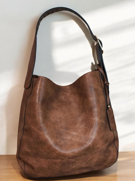 Damentasche Schultertasche Braun