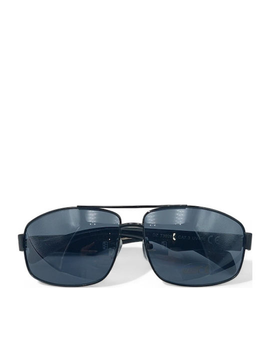 Dasoon Vision Men's Sunglasses with Black Frame and Blue Lens 2478058
