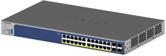 NetGear Managed L2 Switch with 28 Gigabit (1Gbps) Ethernet Ports and 4 SFP Ports