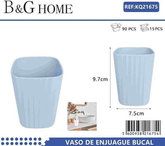 Baza de susținere a periuței de dinți Plastic Albastru