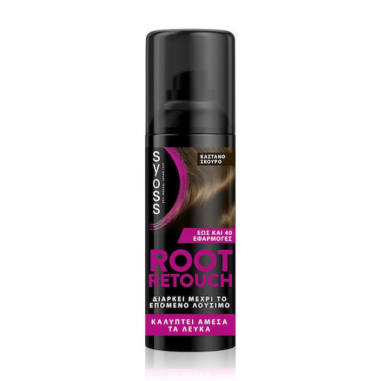 Syoss Root Retouch Боя За Коса Кестеняво Тъмно 120ml