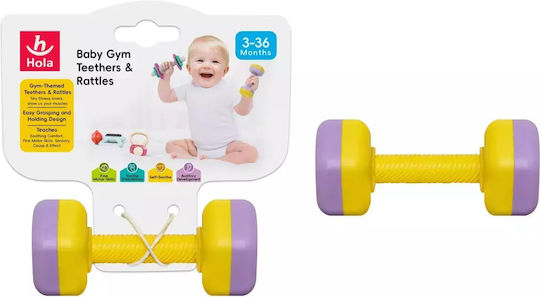 Hola Toys Zornăitoare de dentiție pentru 3 m+